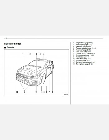 subaru wrx 2019 owners manual